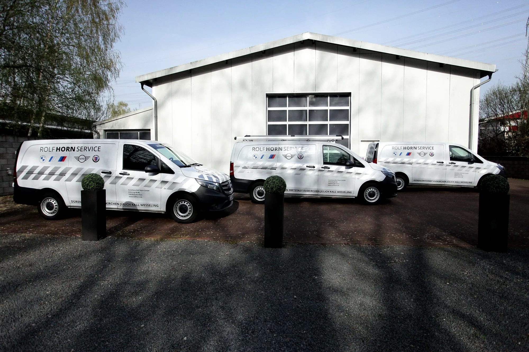 Beschriftung Rolf Horn Service Flotte
