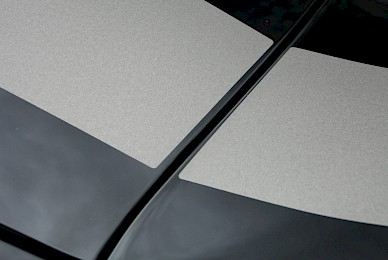 Dekorbeklebung Porsch 718 Cayman Mit R Streifen Und Turdekor Intitan Matt  (Bild 6/8)