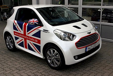 Beschriftung Aston Martin Cygnet Union Jack  (Bild 2/5)