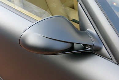 Vollverklebung Porsche 911 Carrera 4s Coupe Von Blau Metallic In Schwarz Matt  (Bild 4/9)