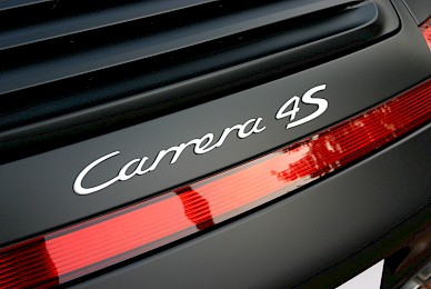 Vollverklebung Porsche 911 Carrera 4s Coupe Von Blau Metallic In Schwarz Matt  (Bild 7/9)