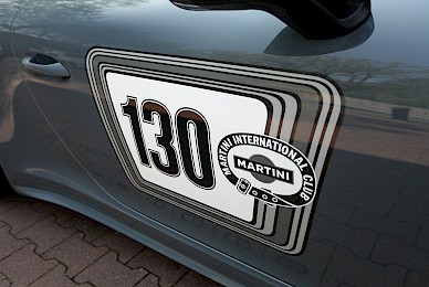 Dekorbeklebung Porsche 911 Gt3 Martini Racing Dekor Monochrom  (Bild 4/6)