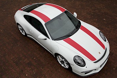 Dekorbeklebung Porsche 911 R Tuerdekor Und R Streifen 