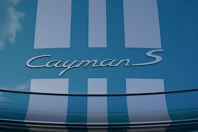 Dekorbeklebung Porsche Cayman S Mit Porsche Design Streifen  (Bild 6/7)