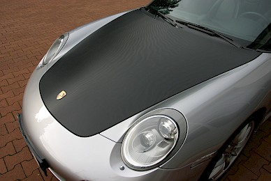 Teilbeklebung Porsche Carrera S Carbonhaube  (Bild 3/4)