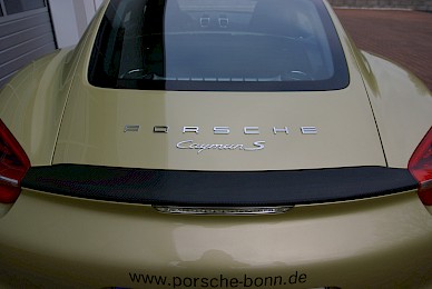 Teilfolierung Porsche Cayman S Carbonhaube  (Bild 5/6)