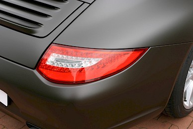 Vollverklebung Porsche 911 Carrera Coupe Braun Metallic Matt  (Bild 5/9)