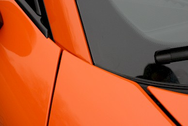 Vollverklebung Porsche 911 Carrera Coupe Von Schwarz In Orange Glanzend  (Bild 3/10)