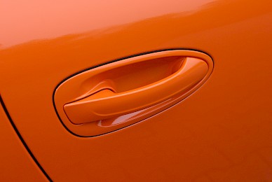 Vollverklebung Porsche 911 Carrera Coupe Von Schwarz In Orange Glanzend  (Bild 4/10)