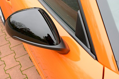 Vollverklebung Porsche 911 Carrera Coupe Von Schwarz In Orange Glanzend  (Bild 9/10)