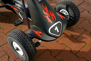 Dekorbeklebung Kettler Kettcar Mit Flammendekor  (Bild 4/6)