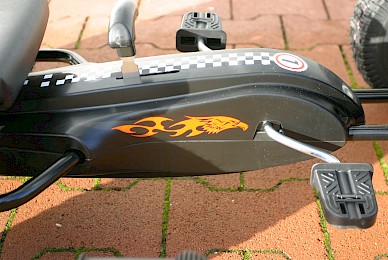 Dekorbeklebung Kettler Kettcar Mit Flammendekor  (Bild 5/6)