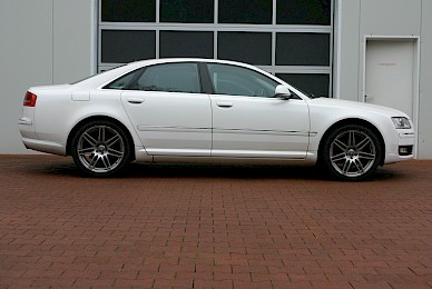 Interieurfolierung Audi A8 Von Holzdekor In Schwarz Metallic Geburstet 