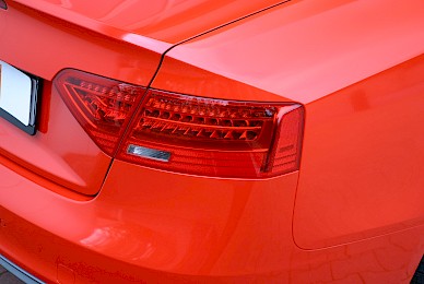 Vollverklebung Audi A5 Cabrio Von Schwarz In Rot Glaenzend  (Bild 6/13)