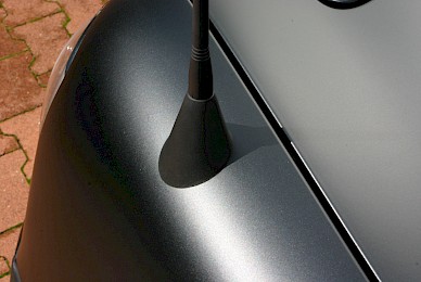 Vollverklebung Mini Roadster Jcw Von Anthrazit In Schwarz Matt Mit Dekoren Sport Stripes  (Bild 7/10)