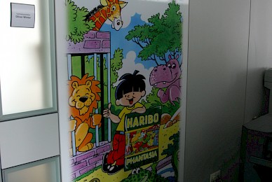 Werbetechnik Flur Dekoration Mit Digitaldrucken Haribo Bonn 