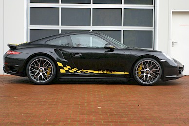 Dekorbeklebung Porsche 911 Turbo S Mit Rs Turdekor Und Classic Streifen 