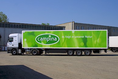 Lkw Auflieger Vollverklebung Mitdigitaldrucken 