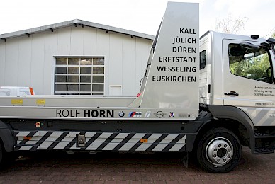 Lkw Beschriftung Autotransporter Rolf Horn  (Bild 2/6)