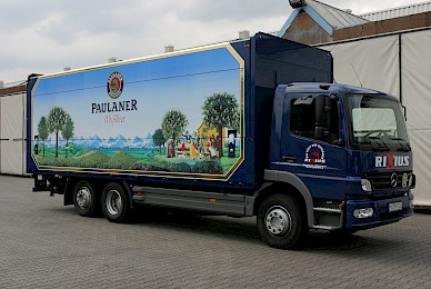 Lkw Beschriftung Mit Digitaldrucken Auf Paulaner  (Bild 2/3)