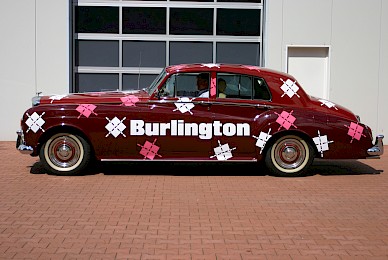 Fahrzeugbeschriftung Bentley S1 Falke Burlington Design  (Bild 3/4)
