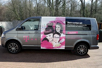 Fahrzeugbeschriftung Mercedes Vito Telekom Ausbildung  (Bild 2/4)