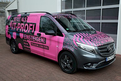 Fahrzeugbeschriftung Mercedes Vito Telekom It Profi  (Bild 2/7)