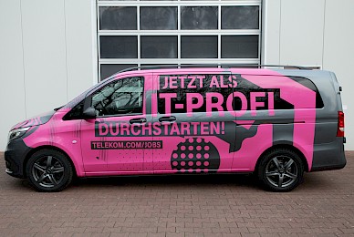 Fahrzeugbeschriftung Mercedes Vito Telekom It Profi  (Bild 5/7)