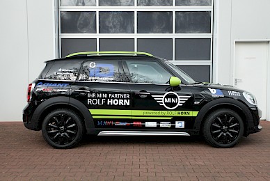 Fahrzeugbeschriftung Mini Countryman Rsv Dueren Begleitfahrzeug 