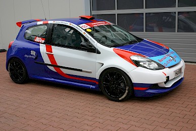 Fahrzeugbeschriftung Renault Clio Cup Rennwagen  (Bild 2/5)