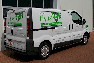 Fahrzeugbeschriftung Renault Trafic Fliesen Hylla  (Bild 3/5)