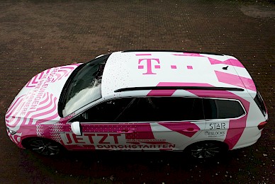 Fahrzeugbeschriftung Vw Passat Gte Telekom Karriere  (Bild 8/11)