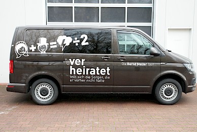 Fahrzeugbeschriftung Vw T6bernd Stelter Tour 