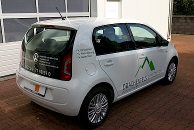 Fahrzeugbeschriftung Vw Up Drachenfels Immobilien  (Bild 2/4)