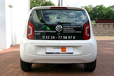 Fahrzeugbeschriftung Vw Up Drachenfels Immobilien  (Bild 3/4)