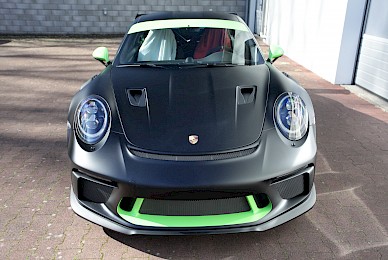 Vollverklebung Porsche 911 Gt3 Rs In Mattschwarz Und Dekore  (Bild 3/12)