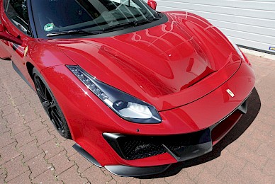 Steinschlagschutzbeklebung Ferrari 488 Pista Kompletter Vorderwagen  (Bild 3/10)