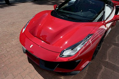 Steinschlagschutzbeklebung Ferrari 488 Pista Kompletter Vorderwagen  (Bild 4/10)