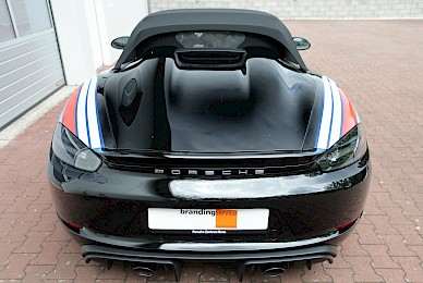 Porsche Boxster 718 Spyder Im Martini Design Und Steinschlagschutz Vvorderwagen  (Bild 8/14)