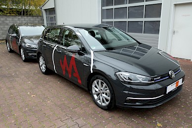 Fahrzeugbeschriftung Golf 7 Wipperaue  (Bild 3/7)