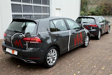 Fahrzeugbeschriftung Golf 7 Wipperaue  (Bild 4/7)