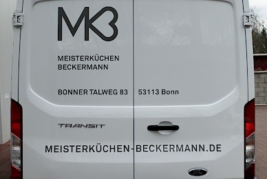 Fahrzeugbeschriftung Ford Transit Meisterkuechen Beckermann  (Bild 2/4)