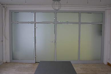 Sichtschutz Kunstgalerie 