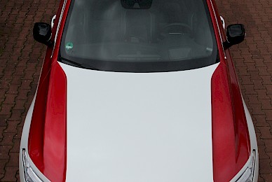 Teilbeklebung Eines Volvo Xc90 In Rotmetallic  (Bild 7/8)