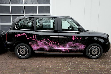 Fahrzeugbeschriftung London Taxi Der Telekom  (Bild 4/8)