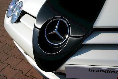 Vollverklebung Mercedes Slr Mclaren In Satin Pearl White  (Bild 4/11)
