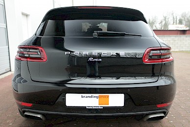 Porsche Macan Anfertigung Schriftzug Rosa In Porsche Schreibschrift  (Bild 2/7)