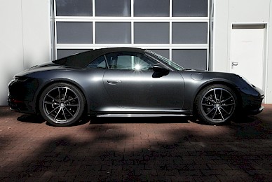 Vollverklebung Porsche 911 Carrera Cabrio Vonsilber In Anthrazit Metallic 