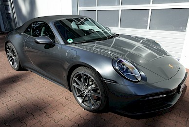 Vollverklebung Porsche 911 Carrera Cabrio Vonsilber In Anthrazit Metallic  (Bild 2/13)