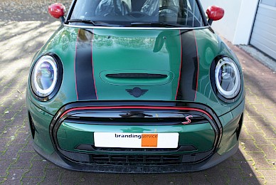 Mini Cooper Se Dach  Spiegel Und Bonnet Stripes  (Bild 3/8)